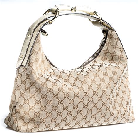 canvas gucci hobo purse|gucci hobo bag vintage.